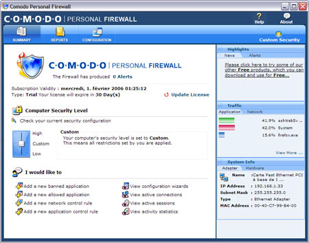comodo personal firewall download comodo personal firewall download
