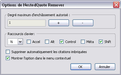 NestedQuote Remover pour Thunderbird