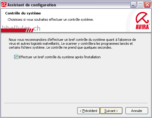 configuration antivir