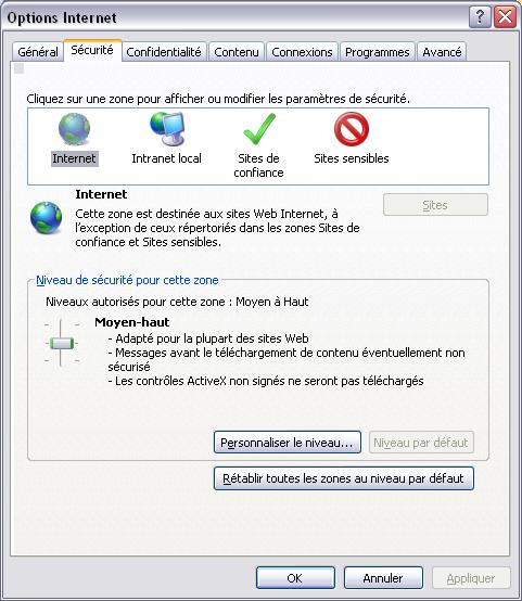 comment reparer erreur de script dans internet explorer