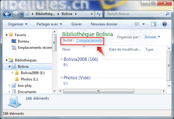 Utilisation/Gestion des bibliothèques dans Windows 7