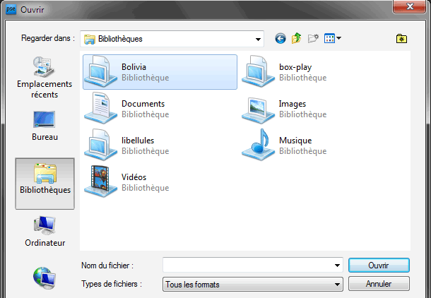 Utilisation/Gestion des bibliothèques dans Windows 7