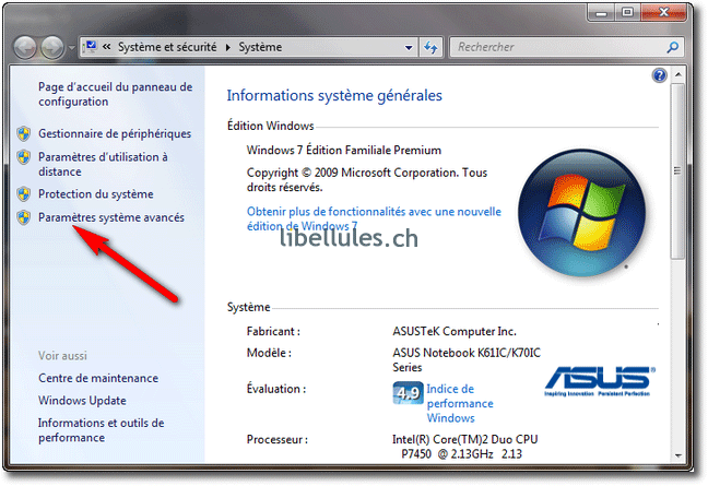 Suppression des points de restauration sous Windows 7