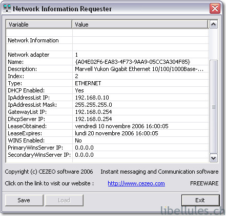 Network Info Requester