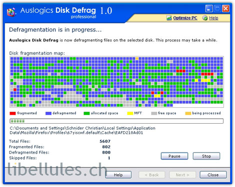 Auslogics Disk Defrag