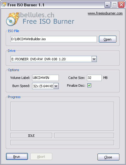 Free ISO Burner