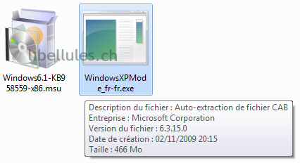 mise à jour mode xp windows 7