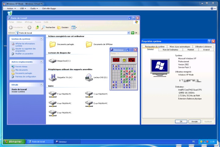 Mode XP de Windows 7