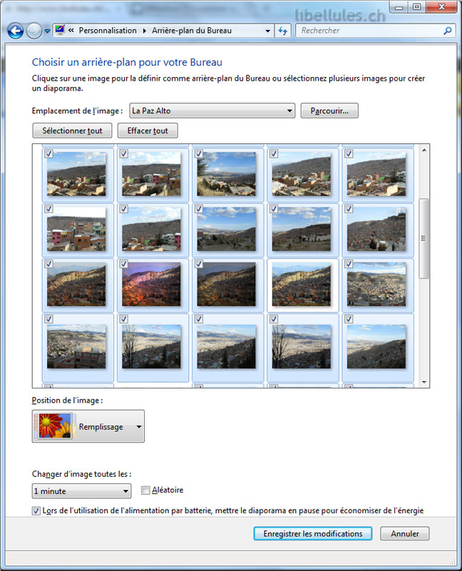 Windows 7 - Diaporama