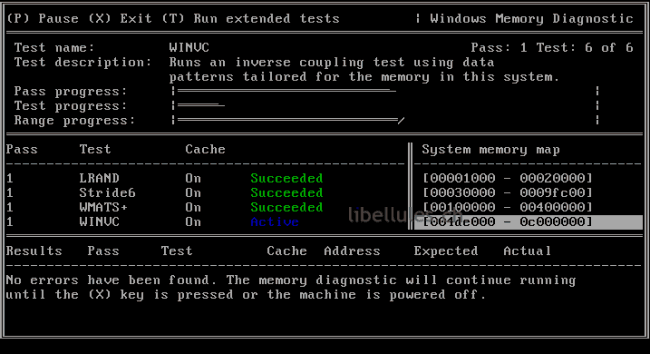 Windows Memory Diagnostic