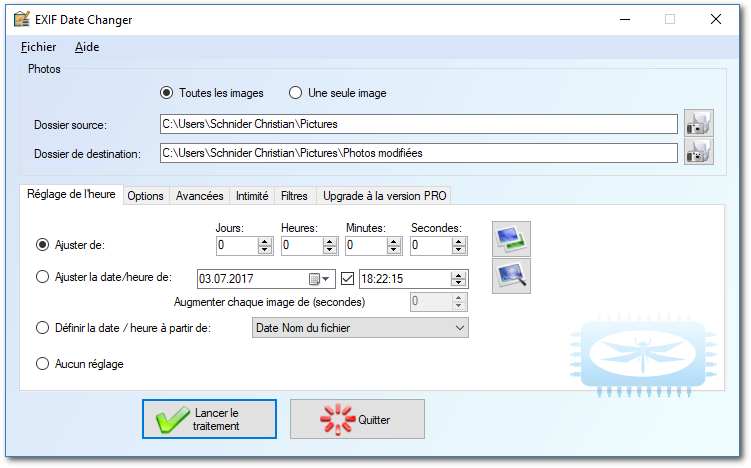 Exif Date Changer