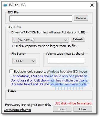 ISO to USB