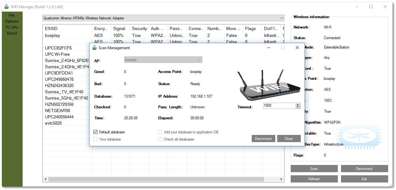 CobraTek Wifi Manager