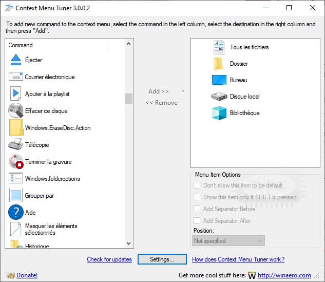 Context Menu Editor for Windows 7 & Vista