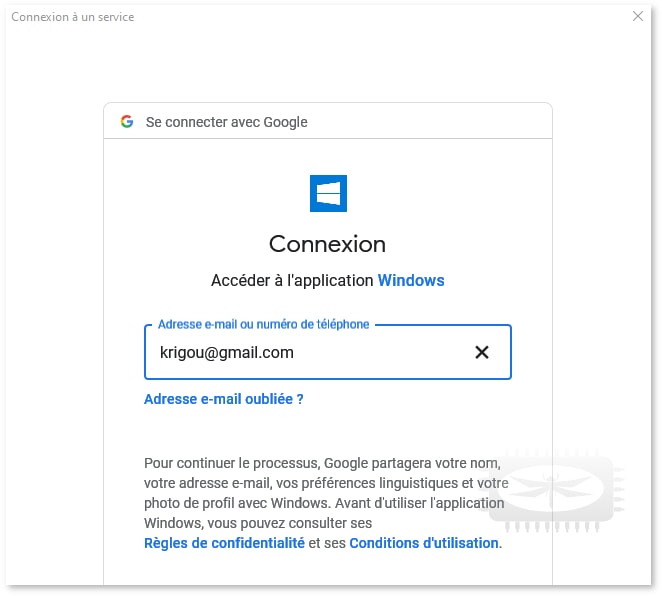 Configurer un compte gmail dans Courrier