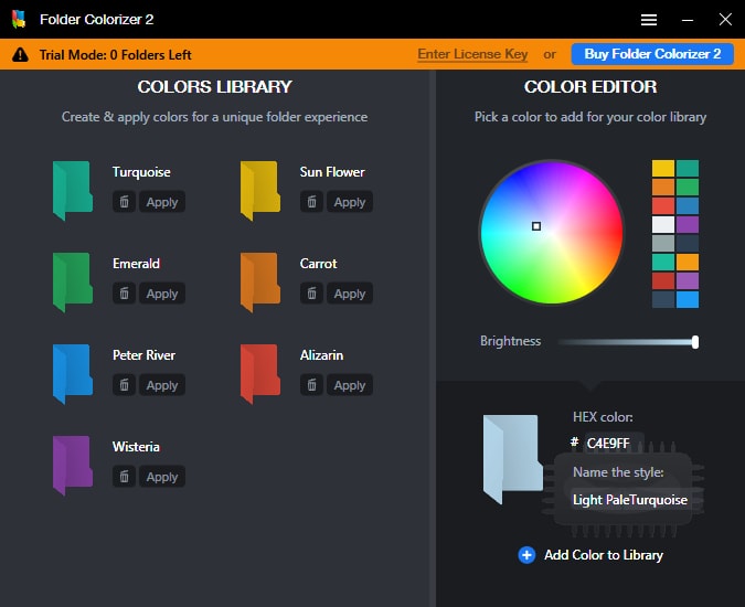 Folder Colorizer - appliquez une couleur différente pour chaque dossier