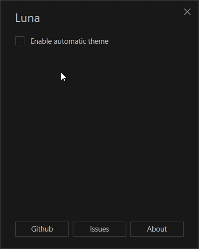 Un sélecteur de thème automatique en mode sombre pour Windows 10