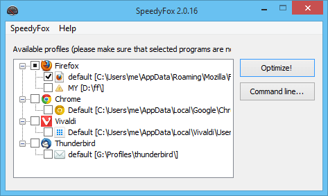 Boostez Firefox, Skype, Chrome, Thunderbird en un seul clic!