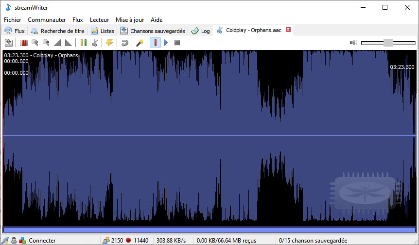 StreamWriter - enregistrez la musique diffusée par des milliers de stations de radio internet