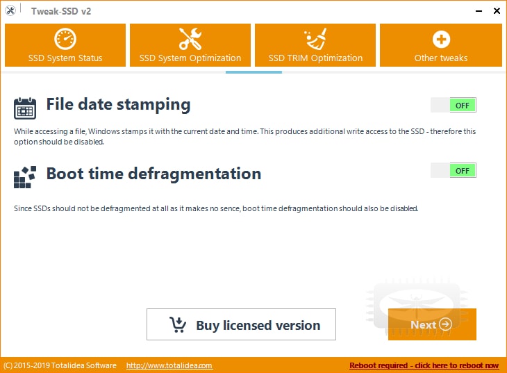 Tweak-SSD permet d'optimiser votre disque SSD