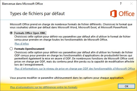 Procédure de réinitialisation des options utilisateur et des paramètres de Registre dans Word