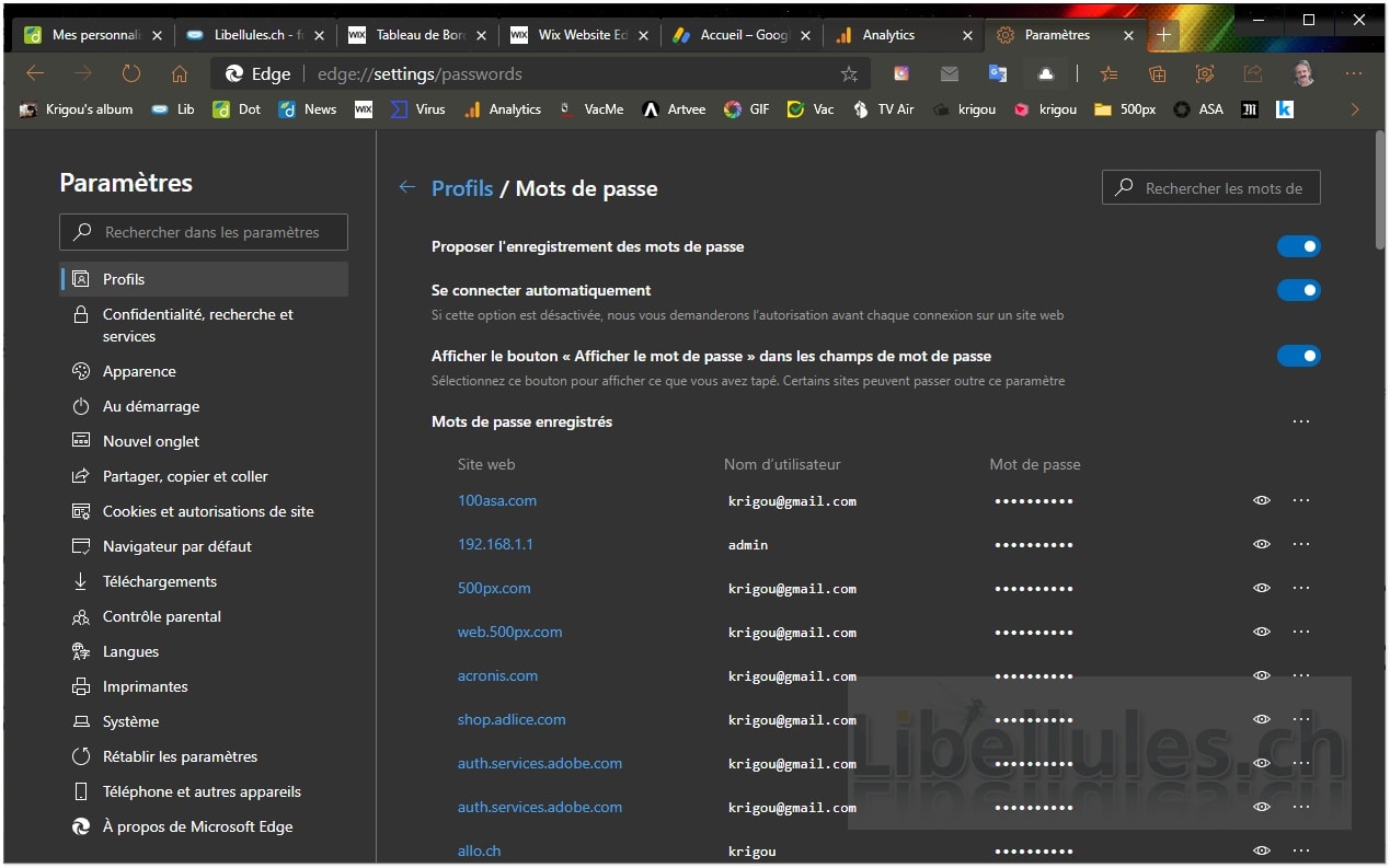 Comment récupérer les mots de passe stockés par Microsoft Edge