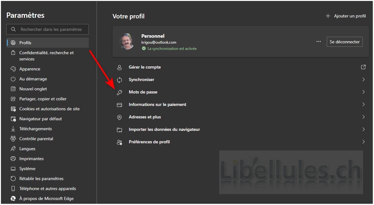 Comment récupérer les mots de passe stockés par Microsoft Edge