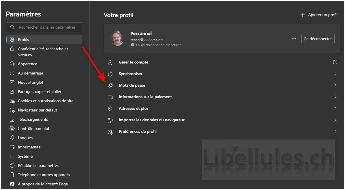 Comment récupérer les mots de passe stockés par Microsoft Edge