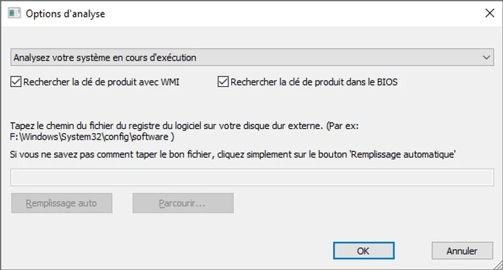 Récupérez produit Windows d'autres applications Microsoft installées votre système