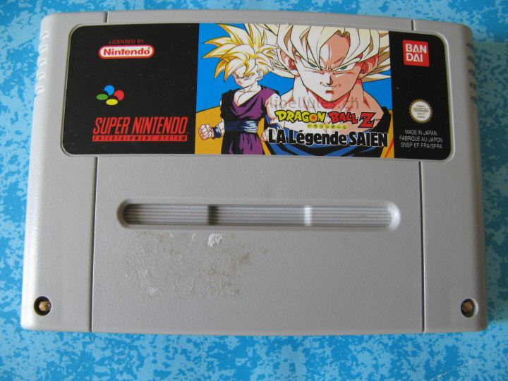 cartouche snes colle