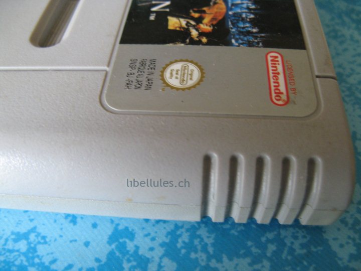 colle retirer étiquettes nintendo