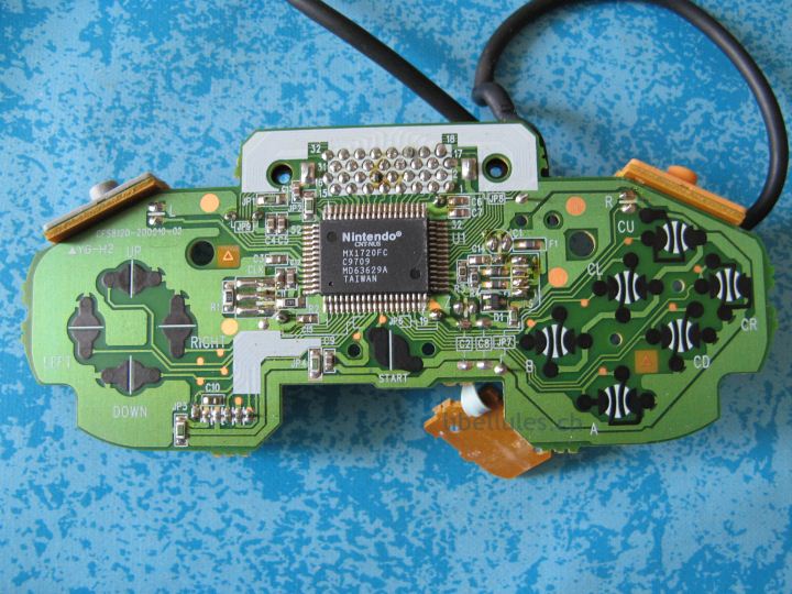 circuit manette n64 pcb