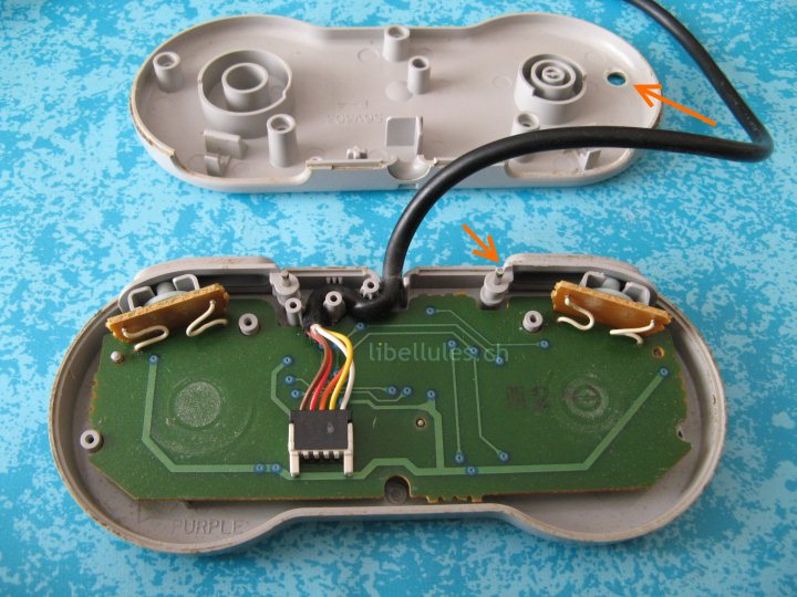 pcb manette snes