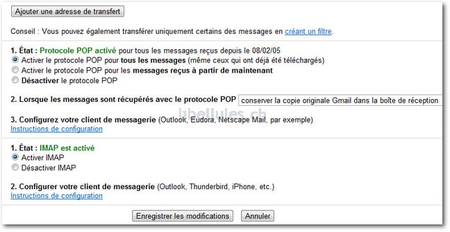 Ajouter un compte Gmail dans Outlook 2010