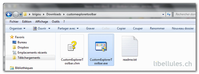 Custom Explorer Toolbar