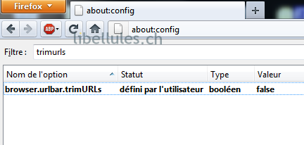 Restaurer le HTTP de la barre d'adresse de Firefox