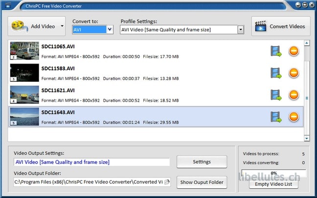 ChrisPC Free Video Converter