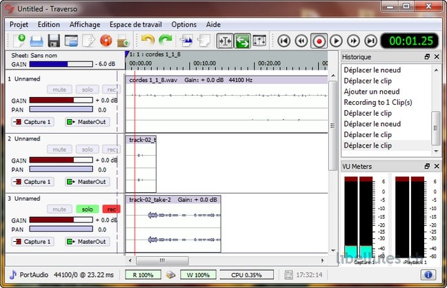 Traverso DAW - enregistreur audio multipiste adapté pour vos projets audio