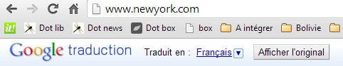 Google Translate pour Chrome