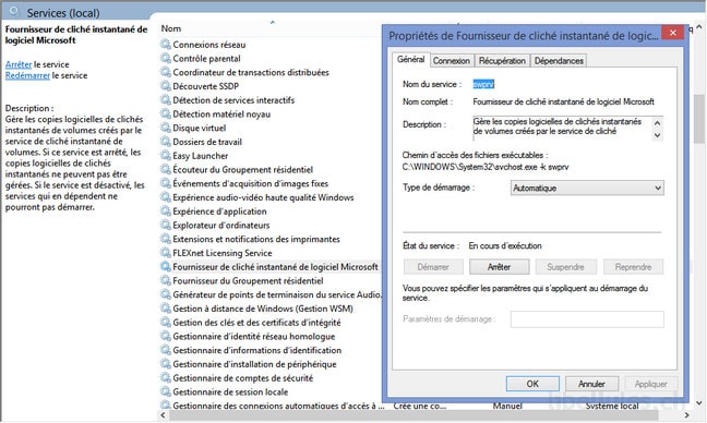 Problème restauration système - erreur 0x81000203