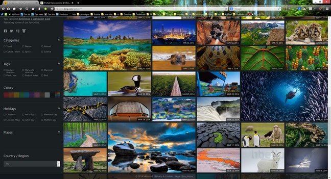 Bing Homepage Gallery