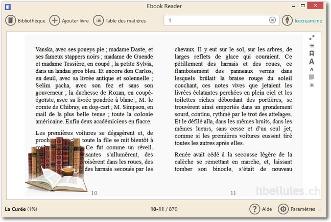 Icecream Ebook Reader