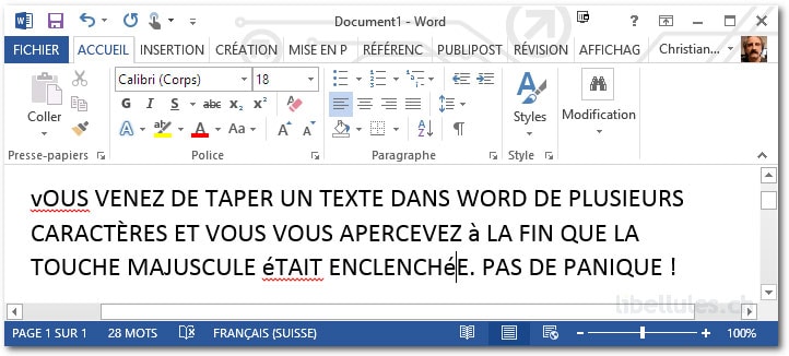 Mettre un texte tout en majuscule en minuscule en une pression de touches