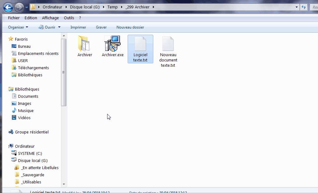 Alternate Archiver - gestionnaire - archivage de fichiers