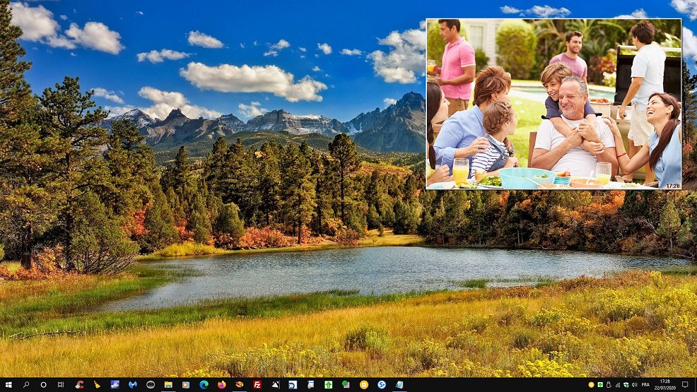 Photo on Desktop-7 - affiche la photo préférée sur le bureau