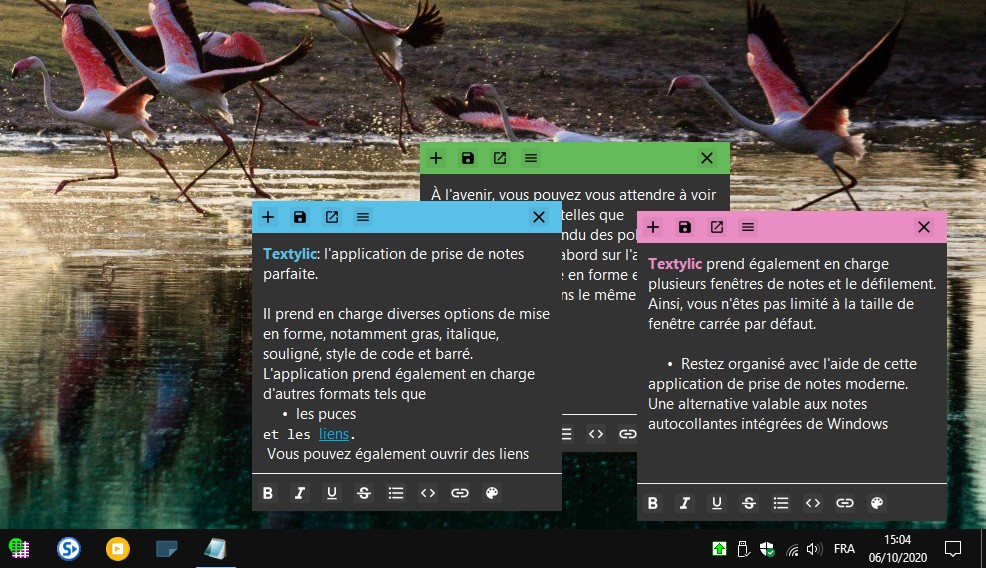 Textylic - prise de notes moderne en un package fonctionnel