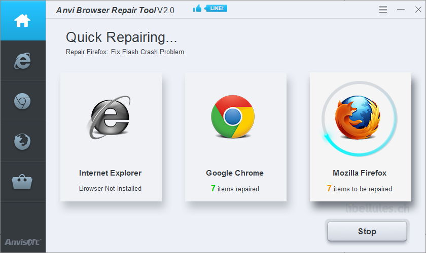 Anvi Browser Repair Tool