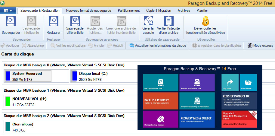 Paragon Backup & Recovery Free 2013